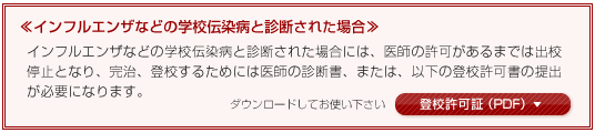 �C���t���G���U�Ɛf�f���ꂽ�ꍇ
