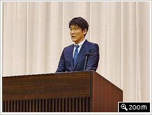 後援会会則の一部改正　後援会 佐藤副会長