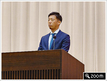 閉会のことば　後援会 坂根副会長